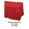 Hoffmaster 14Ft x 29" Red Plastic Tableskirts, PK6 110011 - alternate 2